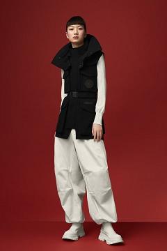 Chamarras Canada Goose Mujer Mexico - Chaka Chalecos Negros IH1390825